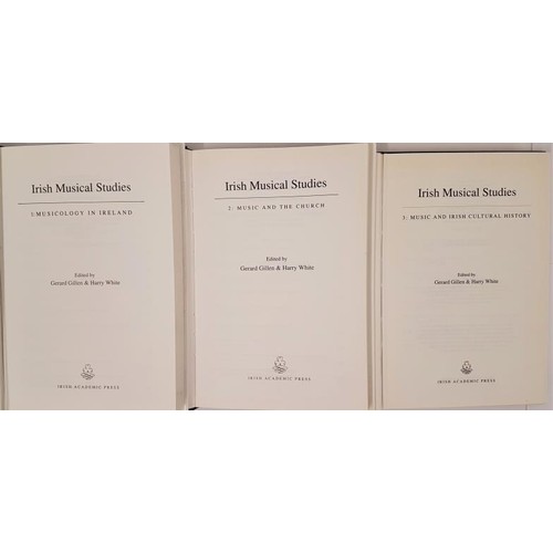 41 - Gillen and White, Irish Musical Studies, Vol 1 Musicology in Ireland; Vol 2 Music and the Church, mi... 