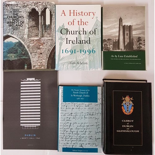 596 - A History of the Church of Ireland 1691 - 1996 by Alan Acheson; The Proctors Accounts of the Parish ... 
