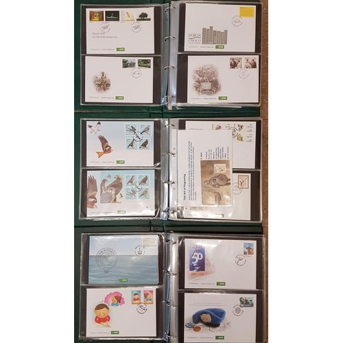 15 - Irish Postal History: Irish First Day Covers - 3 Full Albums from 2008 to 2016, c.190+