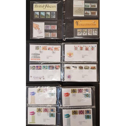 16 - GB Postal History: First Day Covers - 3 Full Albums from 1977 to 2012, c.225+