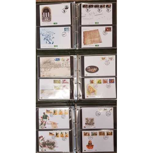 18 - Irish Postal History: Irish First Day Covers - 3 Full Albums from 2001 to 2008, c.168+