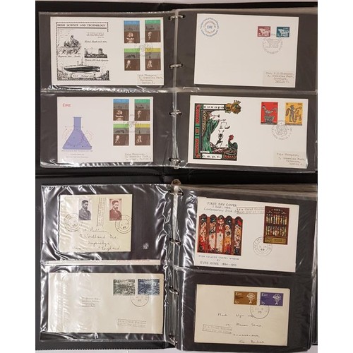 19 - Irish Postal History: Irish First Day Covers - 2 Full Albums from 1959 to 1987, c.200+