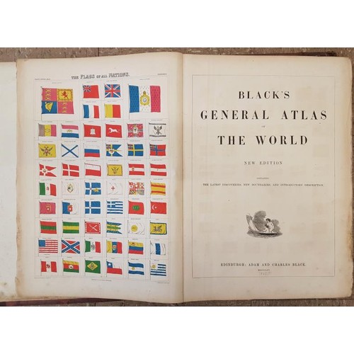 33 - Atlas: Black's General Atlas of the World New Edition containing the Latest Discoveries, New Boundar... 