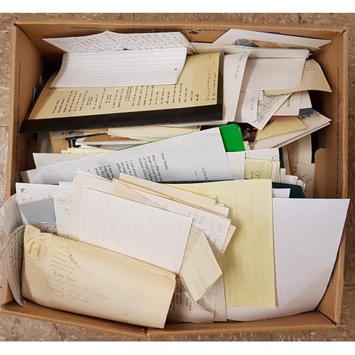 Máire Mac an tSaoi Archive -  a collection of correspondence, newspaper clippings, small publications etc. etc. - a box