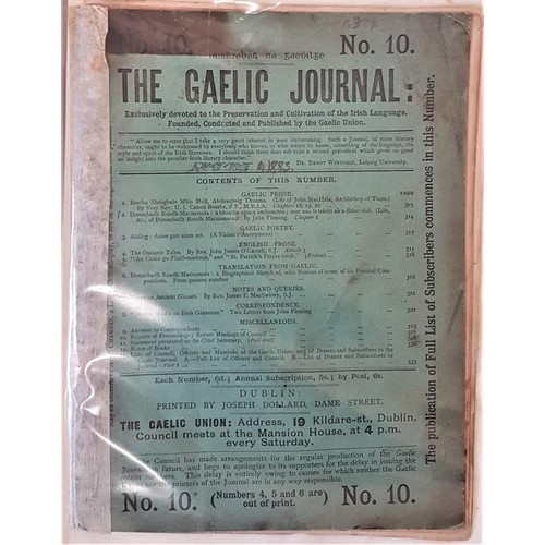 30 - Folder containing Photo graphs/letters/Booklets. C 20 original/copy pictures; The Gaelic Journal No.... 