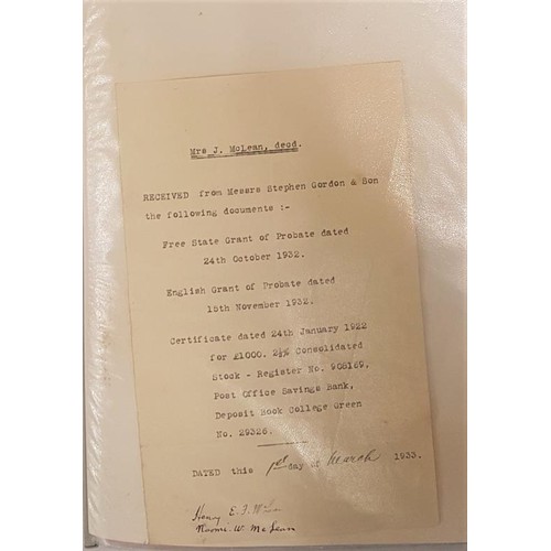 32 - Folder containing programmes, photographs, publications. Theatre Royal, Limerick 1893; The College P... 