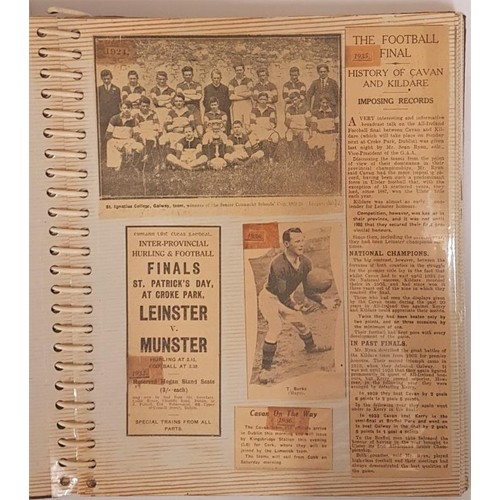 50 - Folder of newspaper cuttings relating to the GAA in the main of the 1930's.