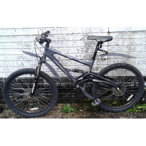 saracen raw full suspension mountain bike