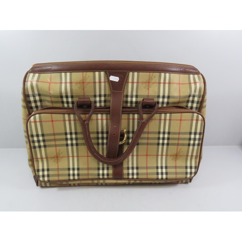 vintage burberry duffle bag