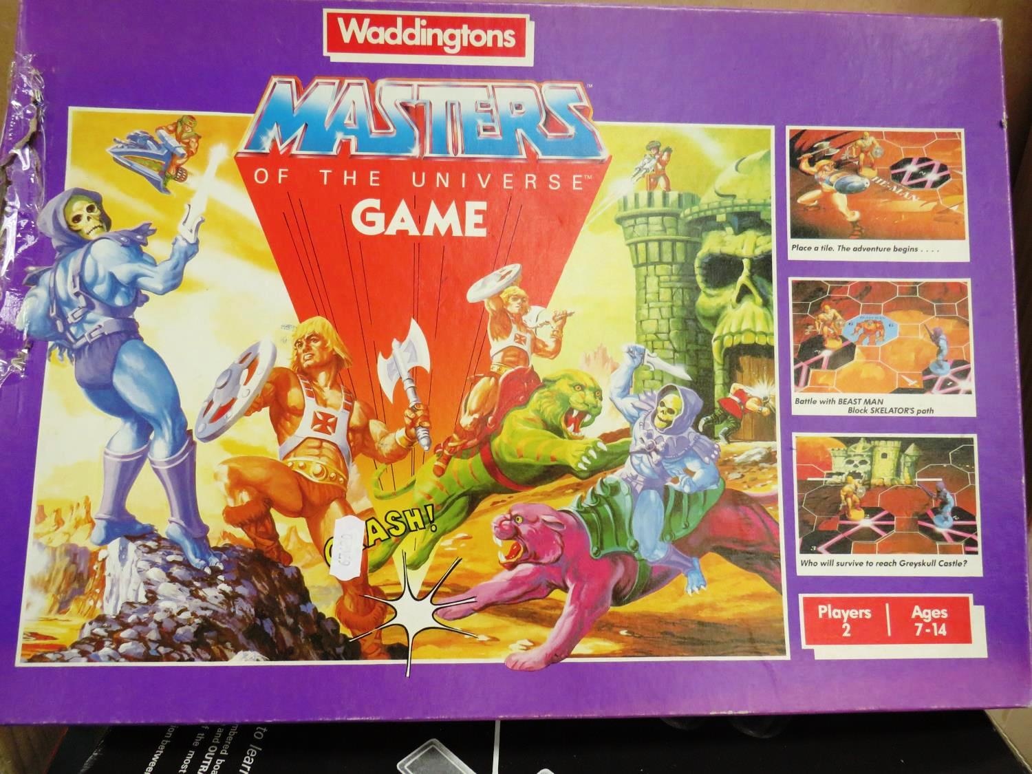 Selection Of Vintage Board Games Includes Masters Of The Universe Etc