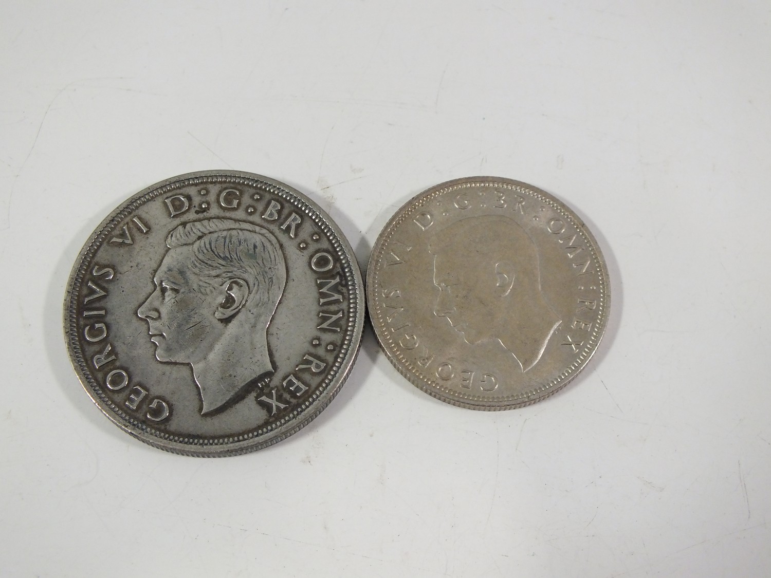 1937 Solver Crown Coin And 1946 Silver Halfcrown