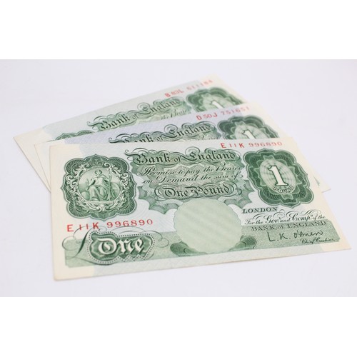 24 - 10 x BANK OF ENGLAND Un-Circulated Â £1 & Ten Shilling Bank Notes
