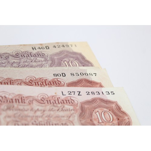 24 - 10 x BANK OF ENGLAND Un-Circulated Â £1 & Ten Shilling Bank Notes