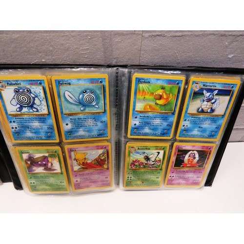 153 - VINTAGE POKEMON CARDS INCLUDES 2 x ALBUMS FULL, PIKACHU AND HOLOGRAPHIC