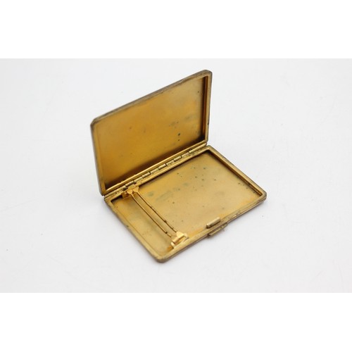 511 - 2 x Antique / Vintage Cigarette Case & Vesta Case Inc Guilloche Enamel Etc