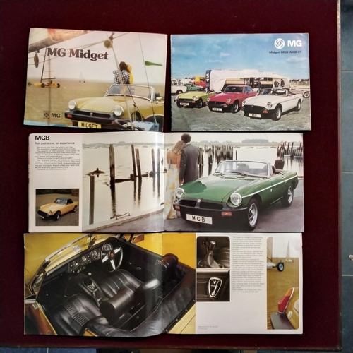 Mg Midget And Mgb Brochures