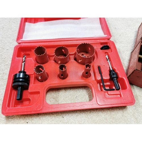 New Screwfix Boxed Router Set Along With One Other Box Of Router Bits