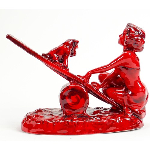 19 - Kevin Francis artists original proof Ruby Fusion lady  figure Making Friends: