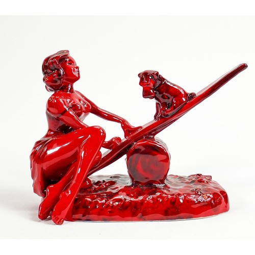 19 - Kevin Francis artists original proof Ruby Fusion lady  figure Making Friends: