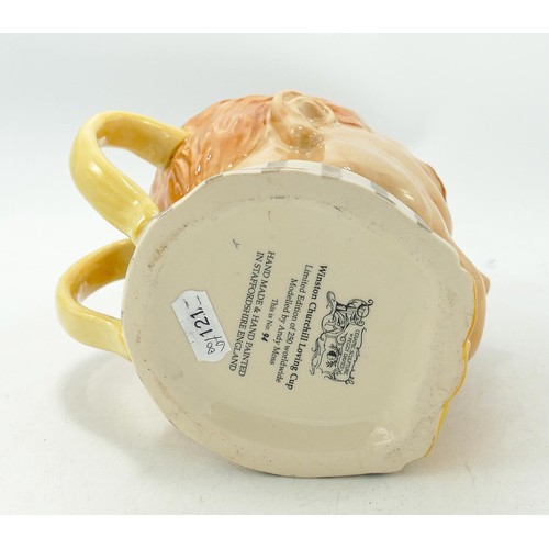 35 - Kevin Francis limited edition Winston Churchill double handled Loving Cup: