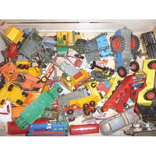 quantity of playworn diecast vehicles to include triang and matchbox