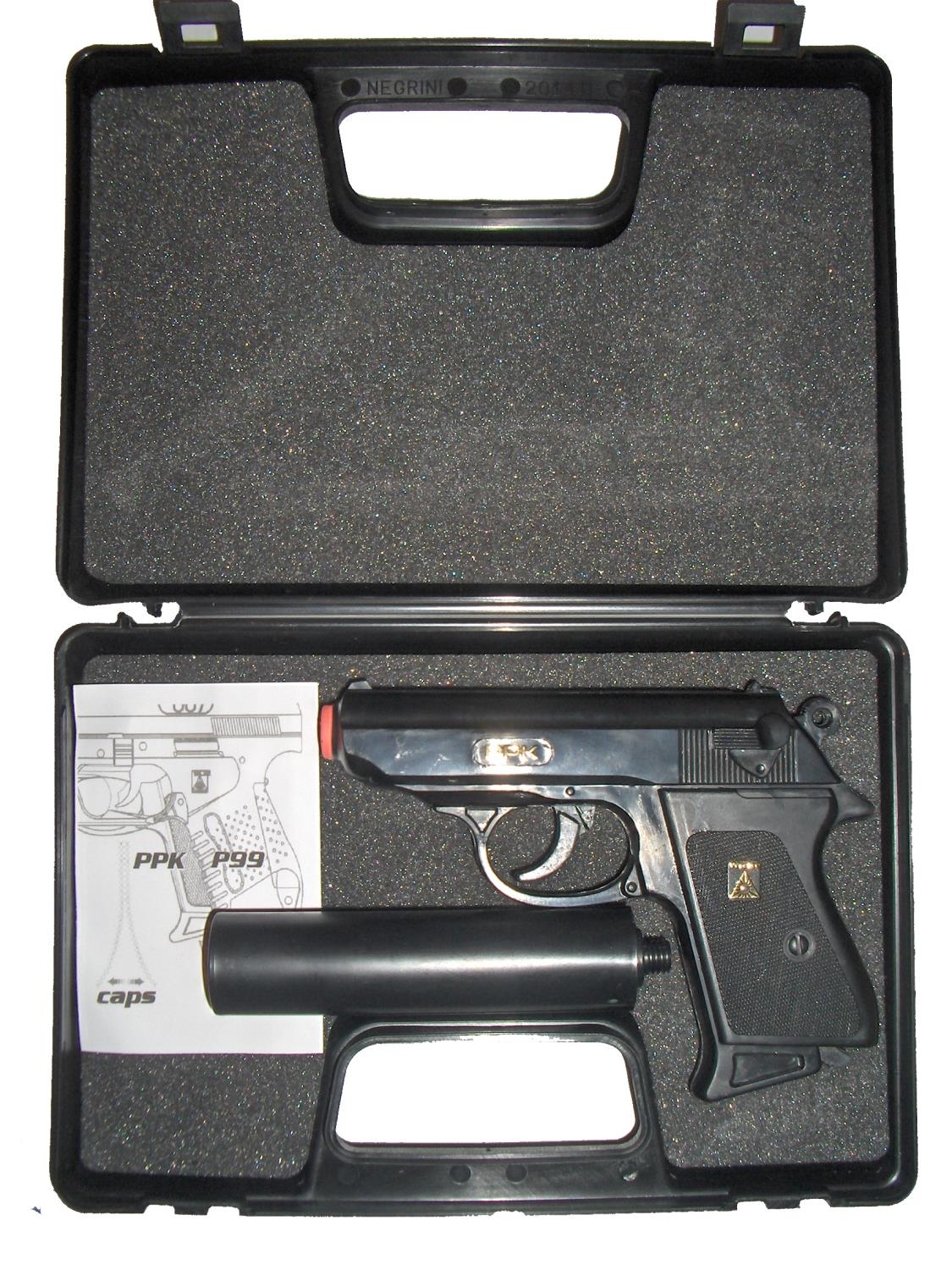 James Bond Gun LONE STAR SPECIAL AGENT 007 Walther PPK TOY GUN WICKE 25 Shots 