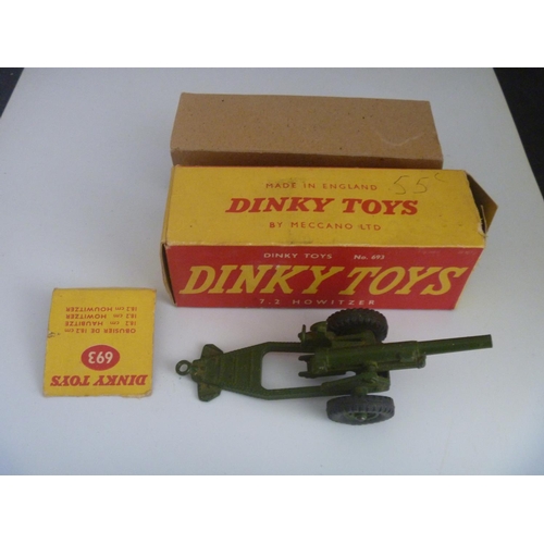 DINKY TOYS MILITARY ARMY (MODEL VG BOX F ) 7.2 HOWITZER