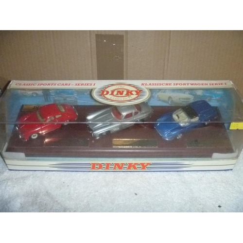 matchbox dinky toys classic sports car gift set