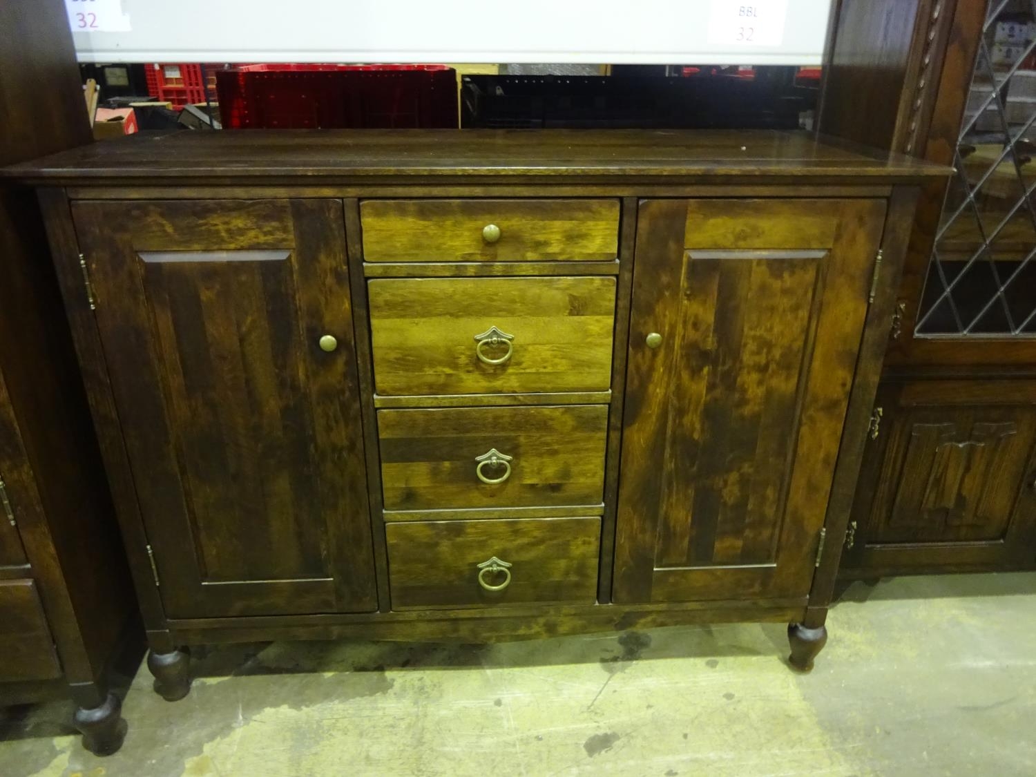 Dark Wood Marks And Spencer Sideboard