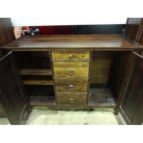 Dark Wood Marks And Spencer Sideboard