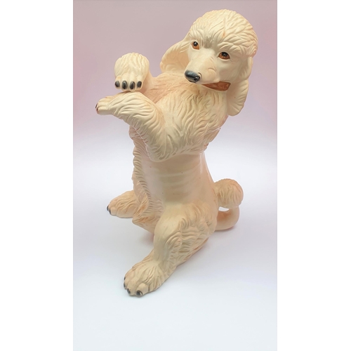 2 - Ceramic dog Figure, Height 41cm
