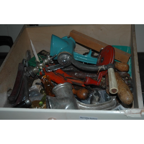 11 - Box of assorted tools etc