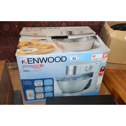52 - Boxed Kenwood food mixer