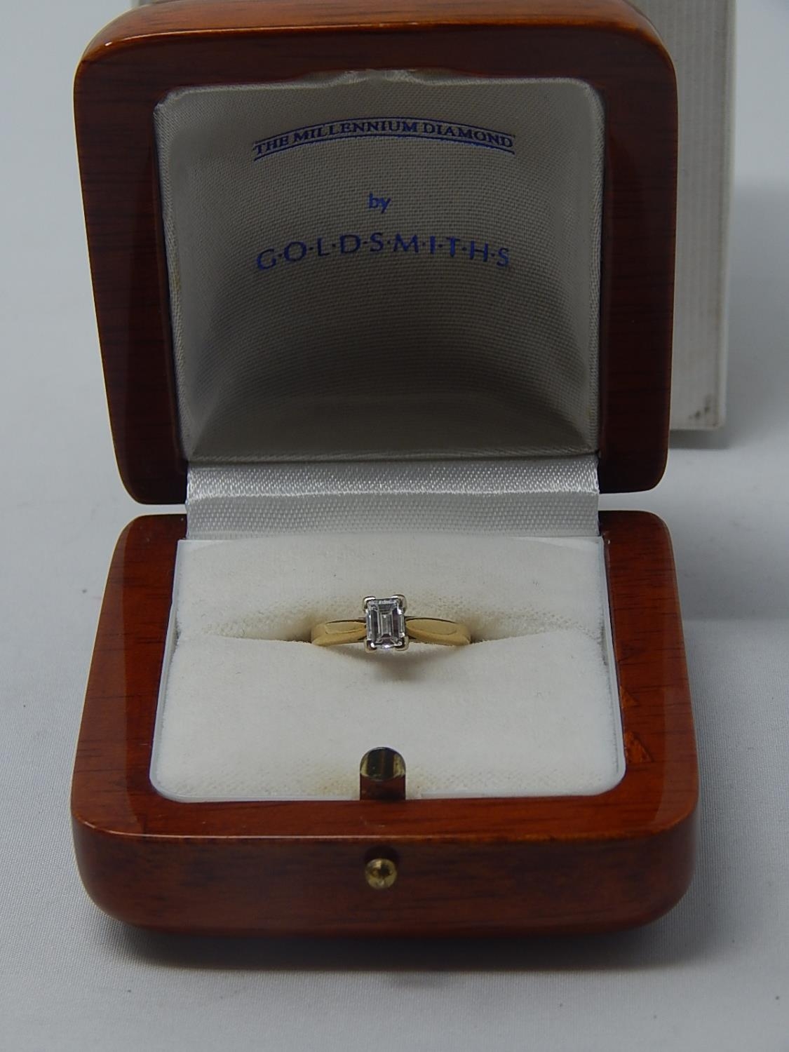 millennium diamond ring goldsmiths