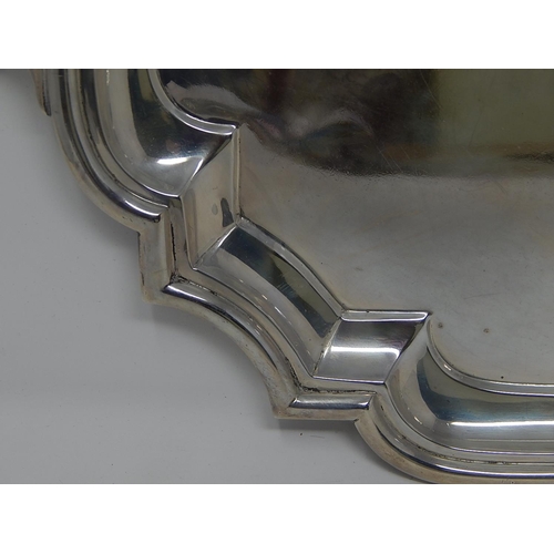 329 - Antique Silver Serving Tray (Not Engraved) Hallmarked London 1916 by Goldsmiths & Silversmiths: Meas... 