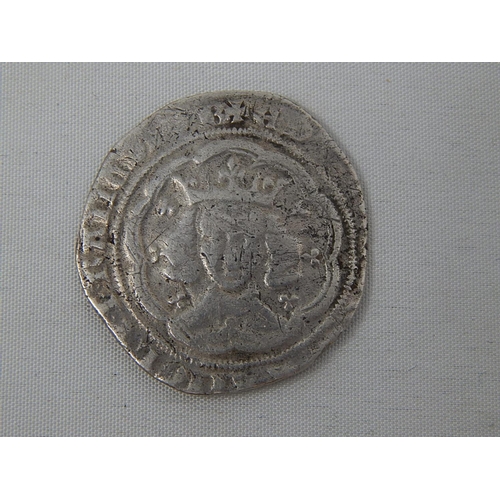 13 - Hammered Silver coin (slightly crimped)