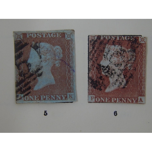 20 - A pair of green vintage New Imperial Postage Stamp Albums first one containing a Penny Black, Twopen... 