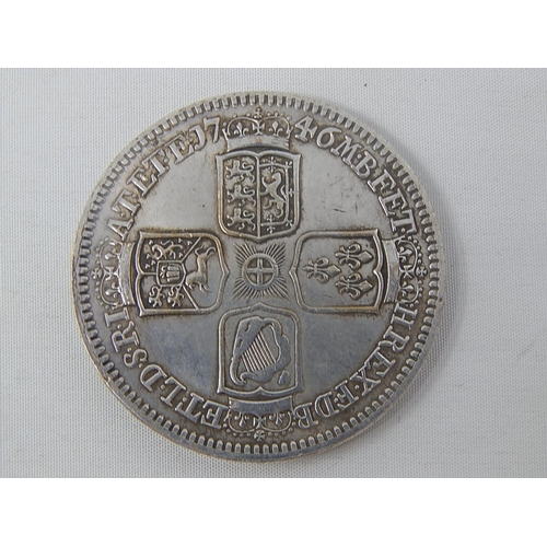 29 - George II Crown Coin dated 1746  copy re-strike