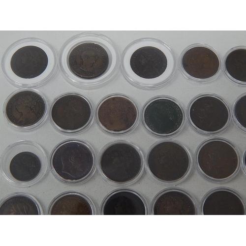 9 - An important colection of Farthings painstakenly put together over the years:  Third Farthing 1885; ... 