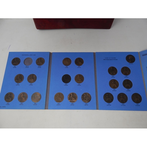 29 - A substantial collection of mainly British coinage housed in collectors album and 5 x vintage Whitma... 