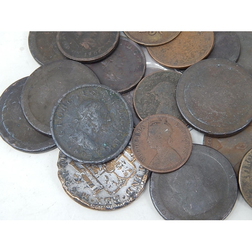 41 - France Base Metal Coin 1792; Goerge III Copper Halfpenny 1773; George III Copper Halfpenny 1806; Ire... 