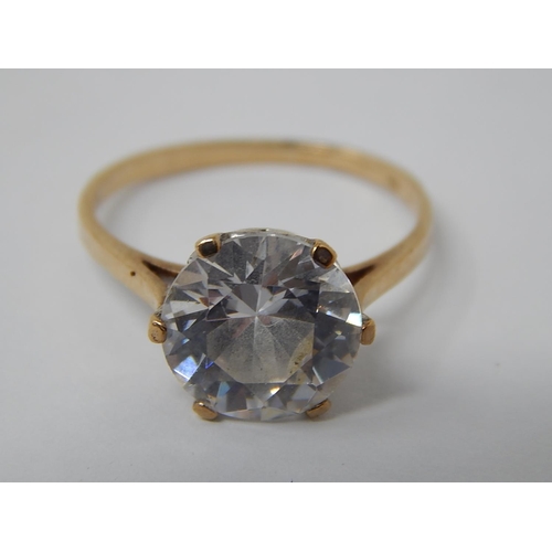 58 - 9ct Yellow Gold Ring: Size N