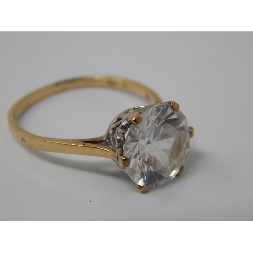58 - 9ct Yellow Gold Ring: Size N