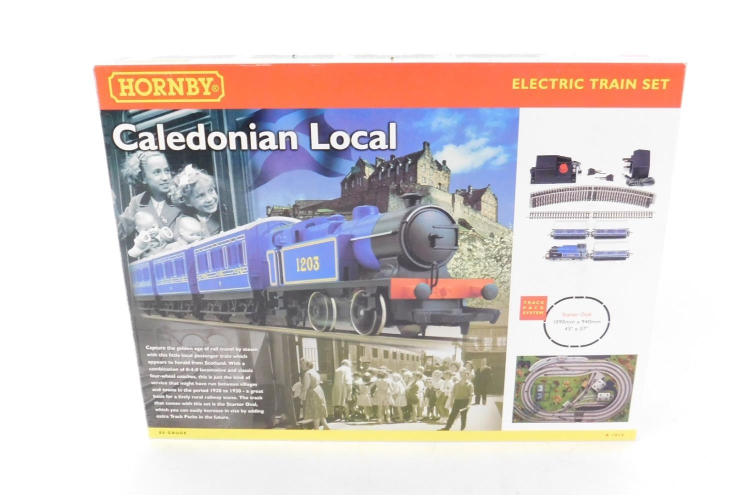 hornby caledonian local electric train set