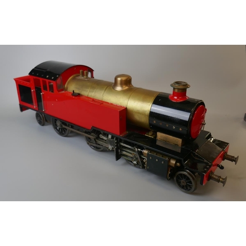 Scratch built 3½ inch model live steam train in good order (no boiler certificate)