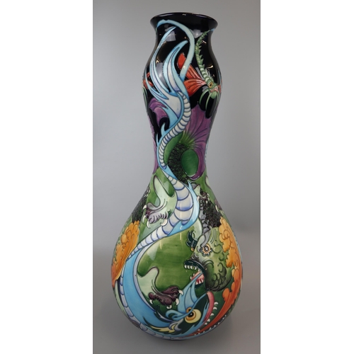 129 - Moorcroft ‘Fire & Water’ Vase - Prestige Limited Edition 9 of 50 - Designed by Kerry Goodwin - 2006 ... 