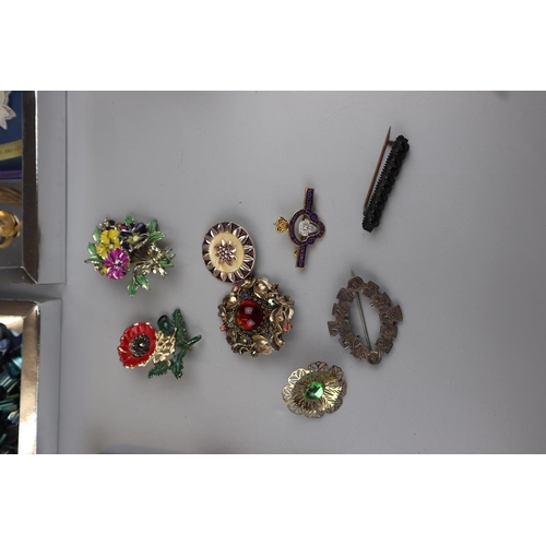 51 - Collection of costume jewellery to include silver