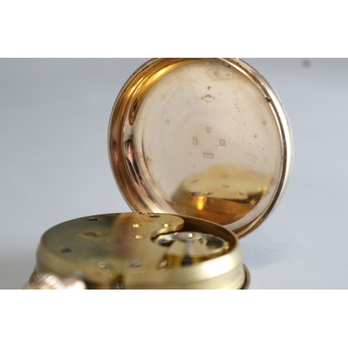 56 - Gold pocket watch by Inglis & Sons in working order