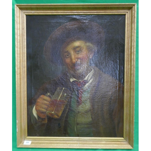 Oil on canvas - 18thC Dutch school - Approx image size: 54cm x 67cm