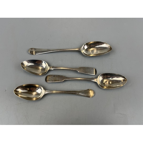 2 - 4 hallmarked silver spoons - Approx. weight 149g